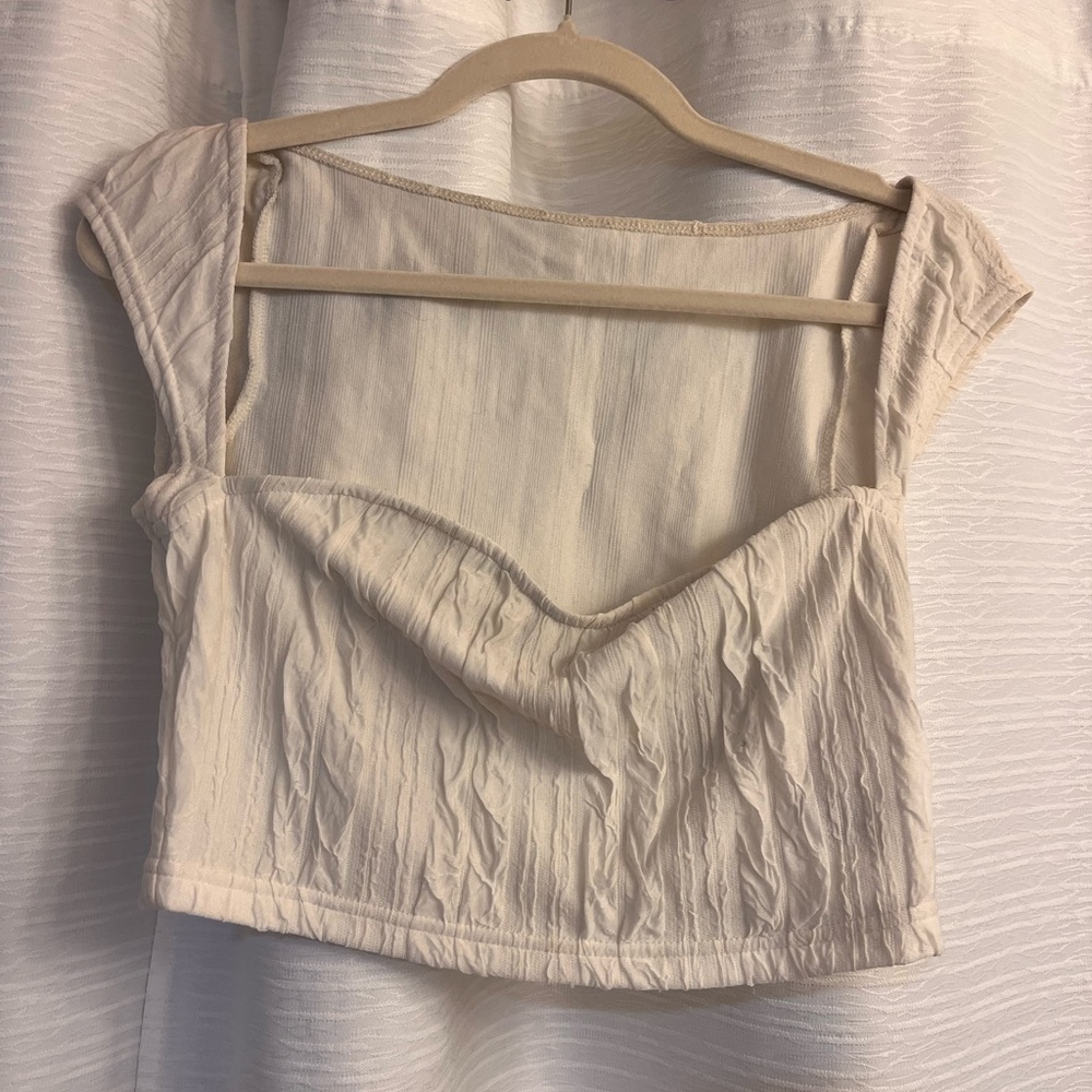 Elegant Cream Women's Top